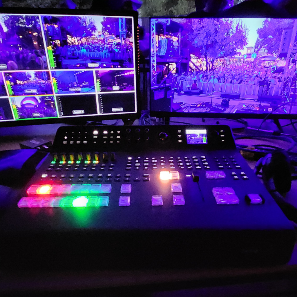 Post-production video editing workstation